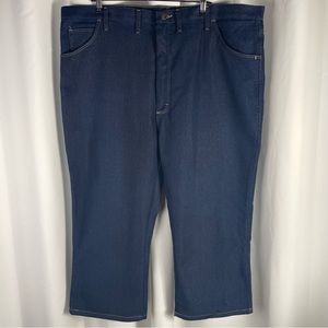 NWOT Wrangler Rugged Wear Dark Wash Boot Cut Jeans Size 46x25